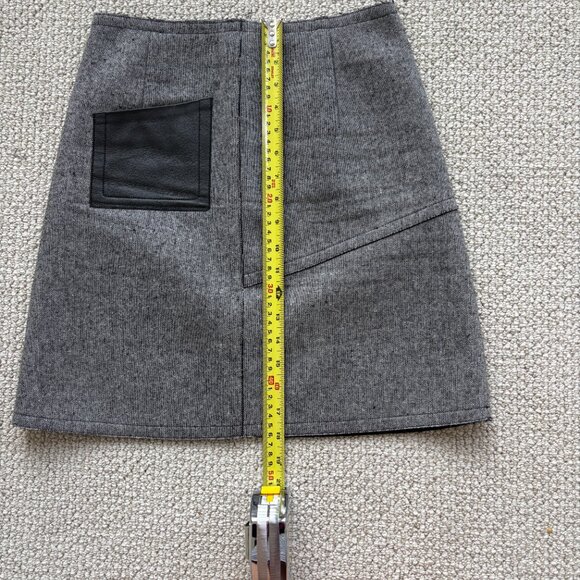 Sandro Wool Mini Skirt - Picture 3 of 5